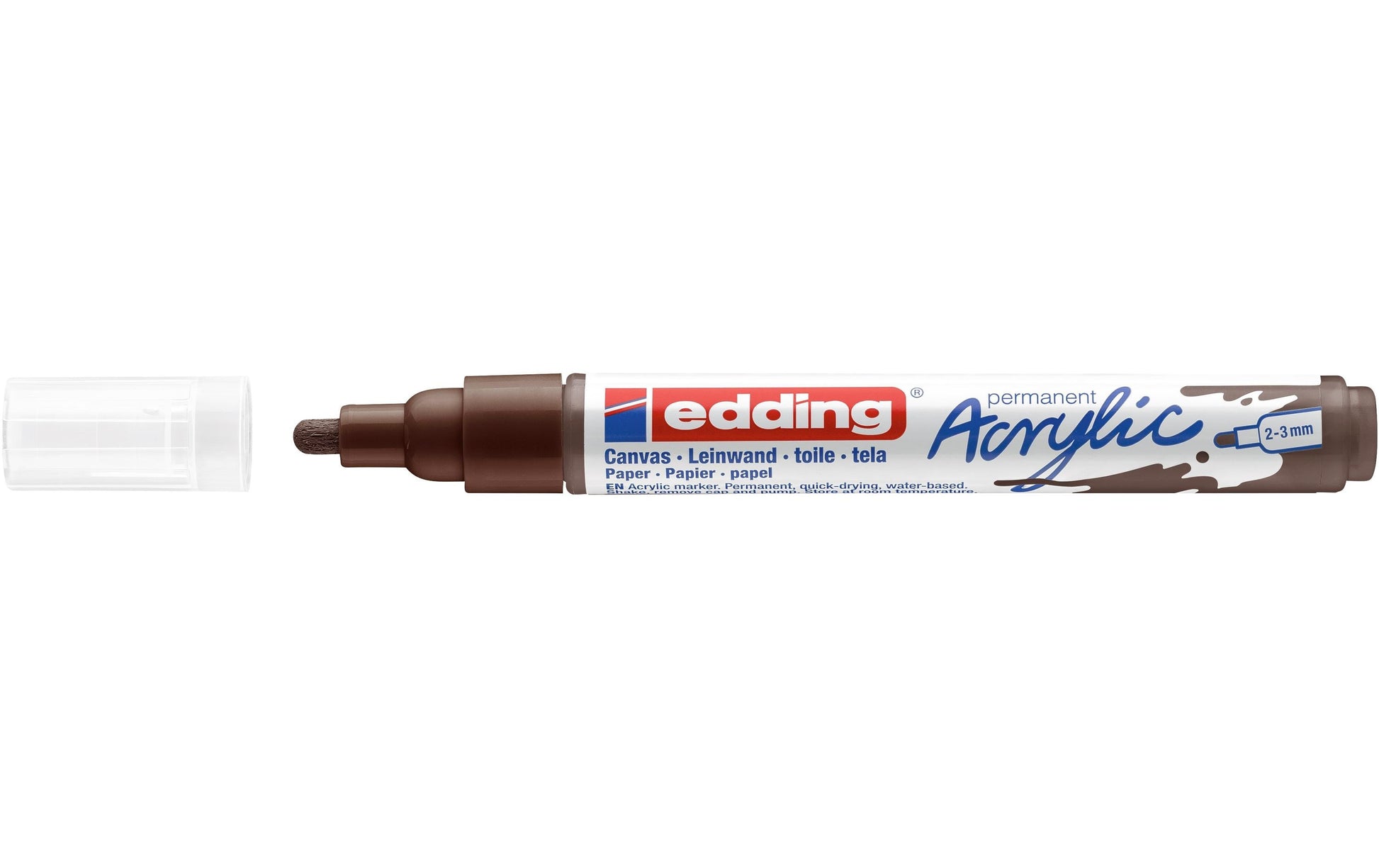 Edding Acrylmarker für Permanent-Marker – Schokoladenbraun