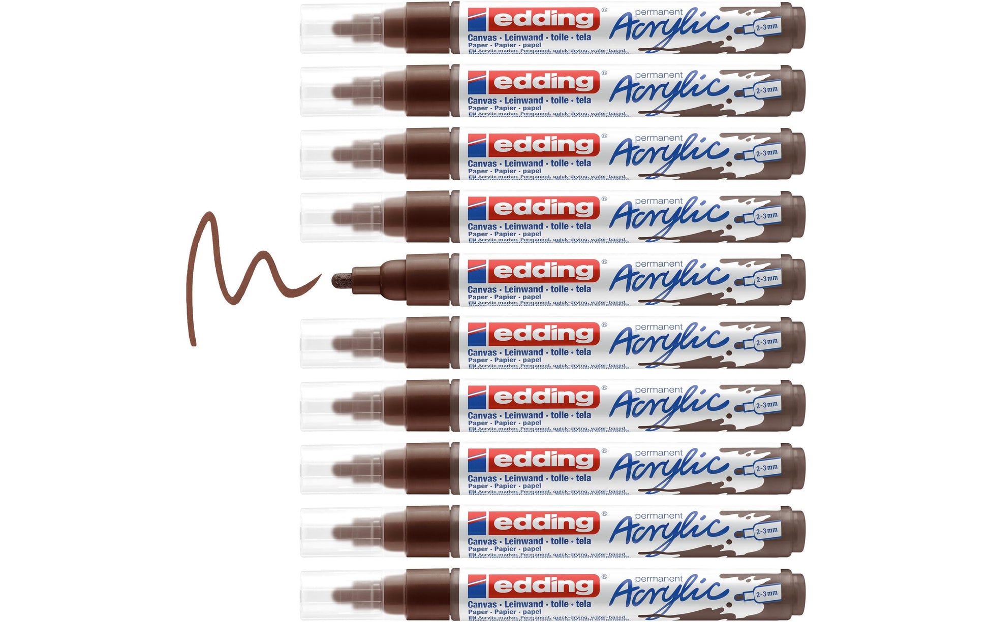 Edding Acrylmarker für Permanent-Marker – Schokoladenbraun