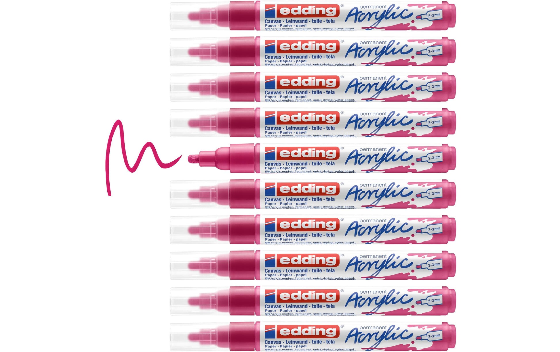 Edding Acrylmarker – Telemagenta, 1 Stk.