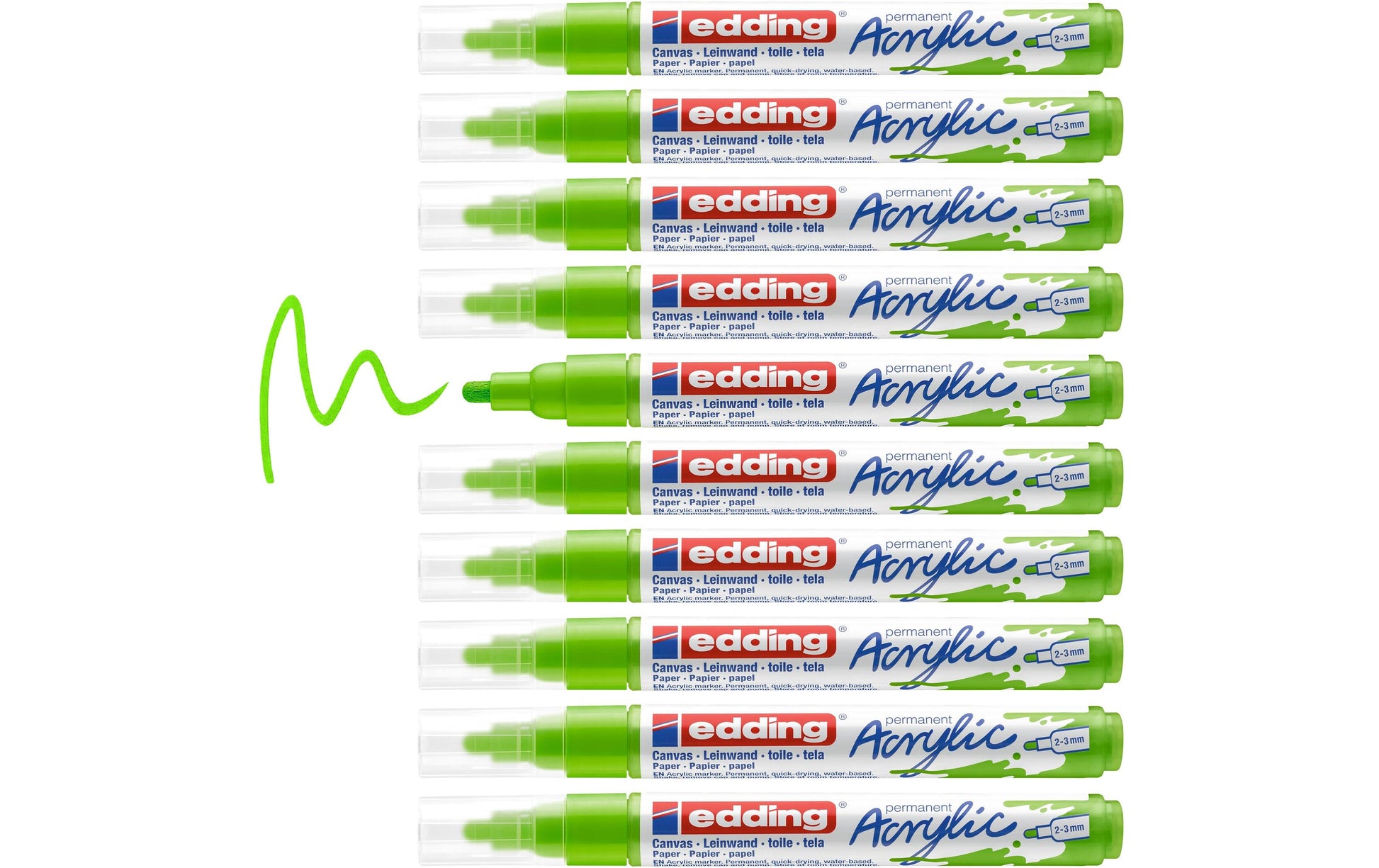 Edding Acrylmarker für Permanentmarker – Gelbgrün