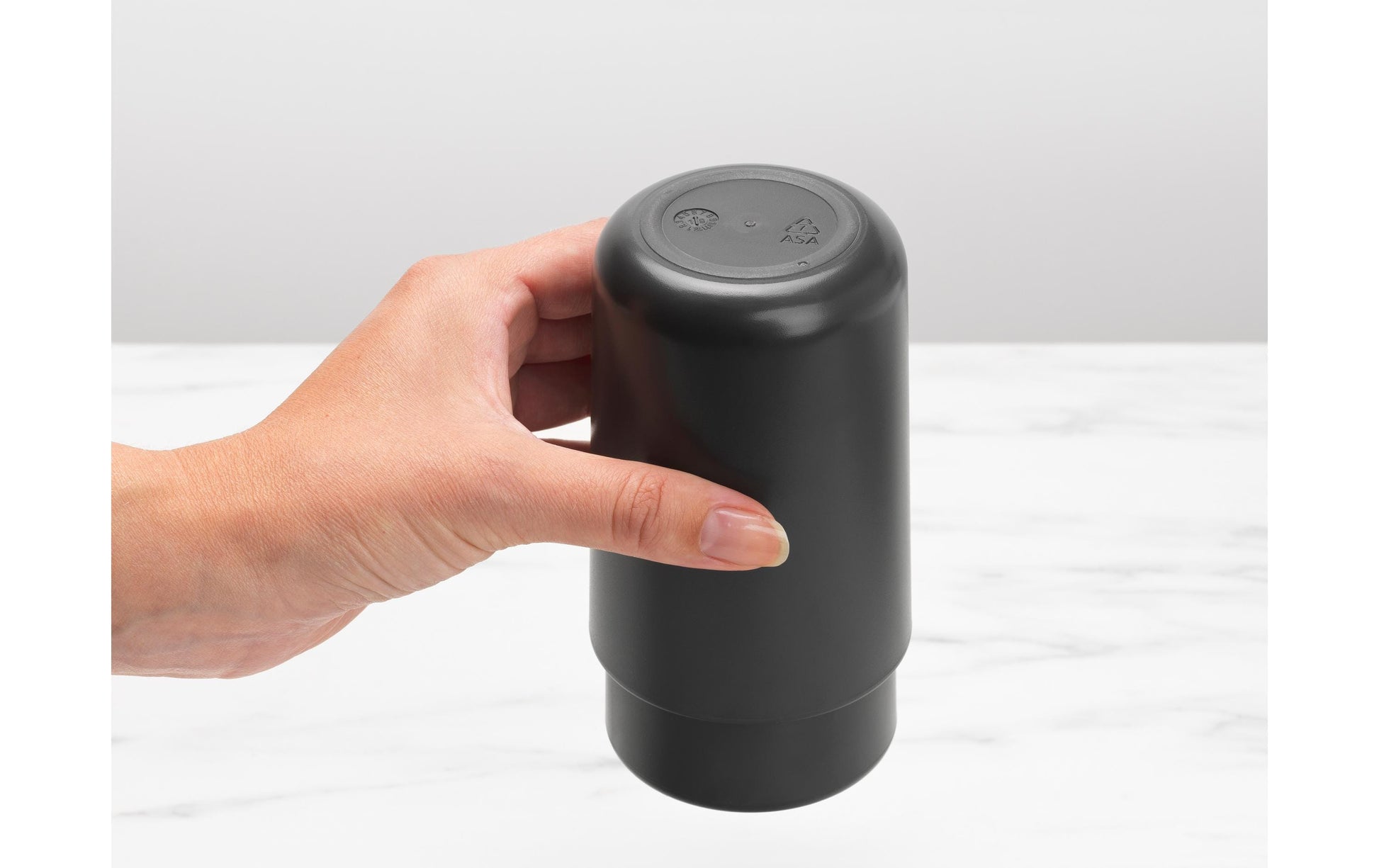 Brabantia ReNew Seifenspender – Kunststoff, Grau, 250 ml