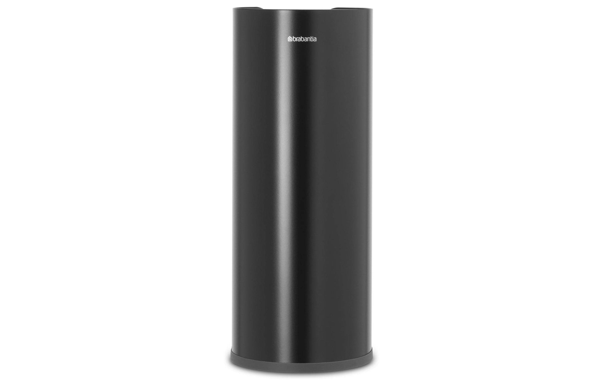 Brabantia Toilettenpapierständer – Stahl, schwarz matt, für 3 Rollen, 13,2 × 13,2 × 32,1 cm