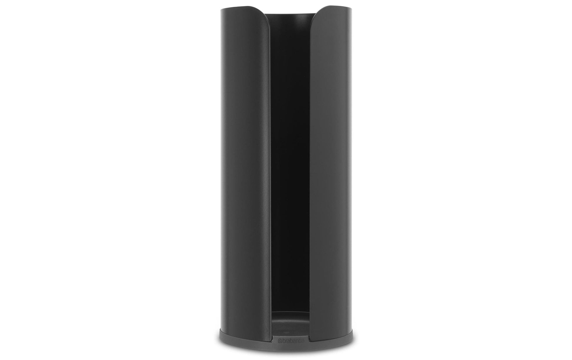 Brabantia Toilettenpapierständer – Stahl, schwarz matt, für 3 Rollen, 13,2 × 13,2 × 32,1 cm