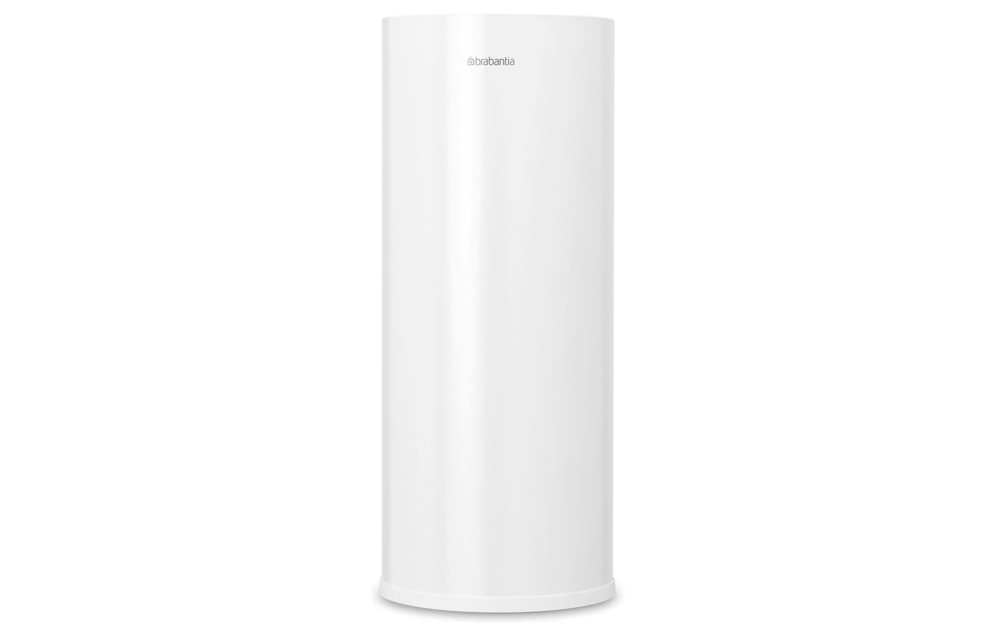 Brabantia ReNew – Toilettenpapierspender – Stahl, Weiss, für 3 Rollen, 13,2 × 13,2 × 32,1 cm