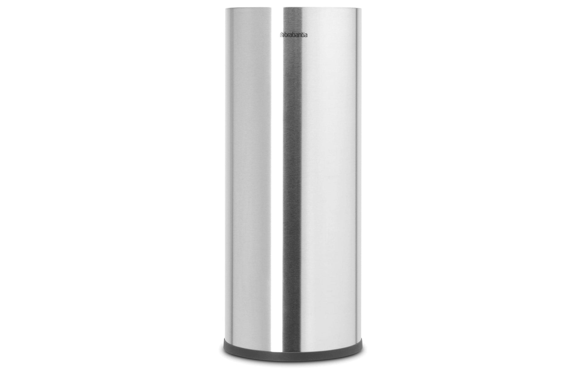 Brabantia ReNew – Toilettenpapierständer – Edelstahl matt, für 3 Rollen, 13,2 × 13,2 × 32,1 cm