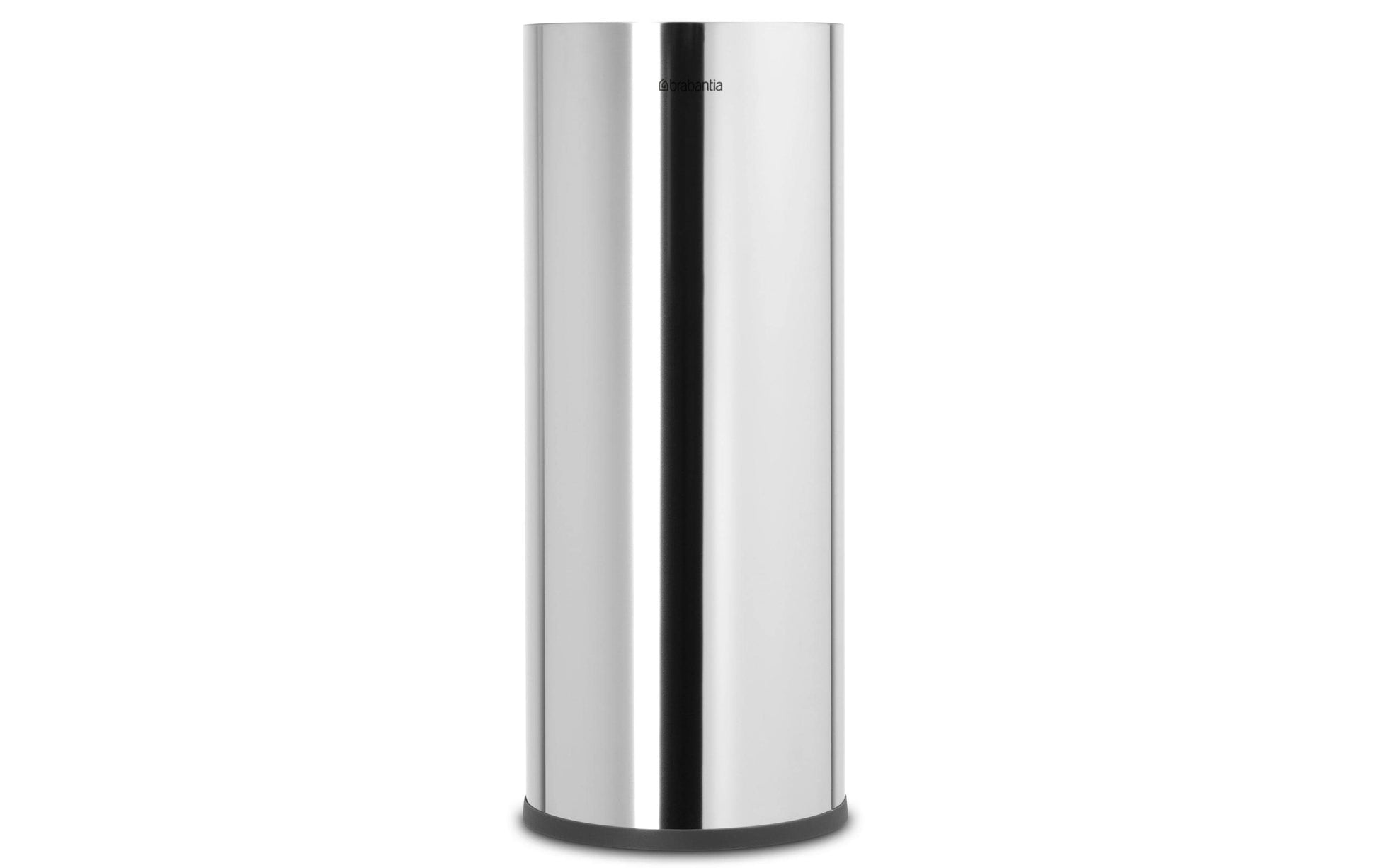 Brabantia ReNew – Toilettenpapierspender – Edelstahl, für 3 Rollen, 13,2 × 13,2 × 32,1 cm