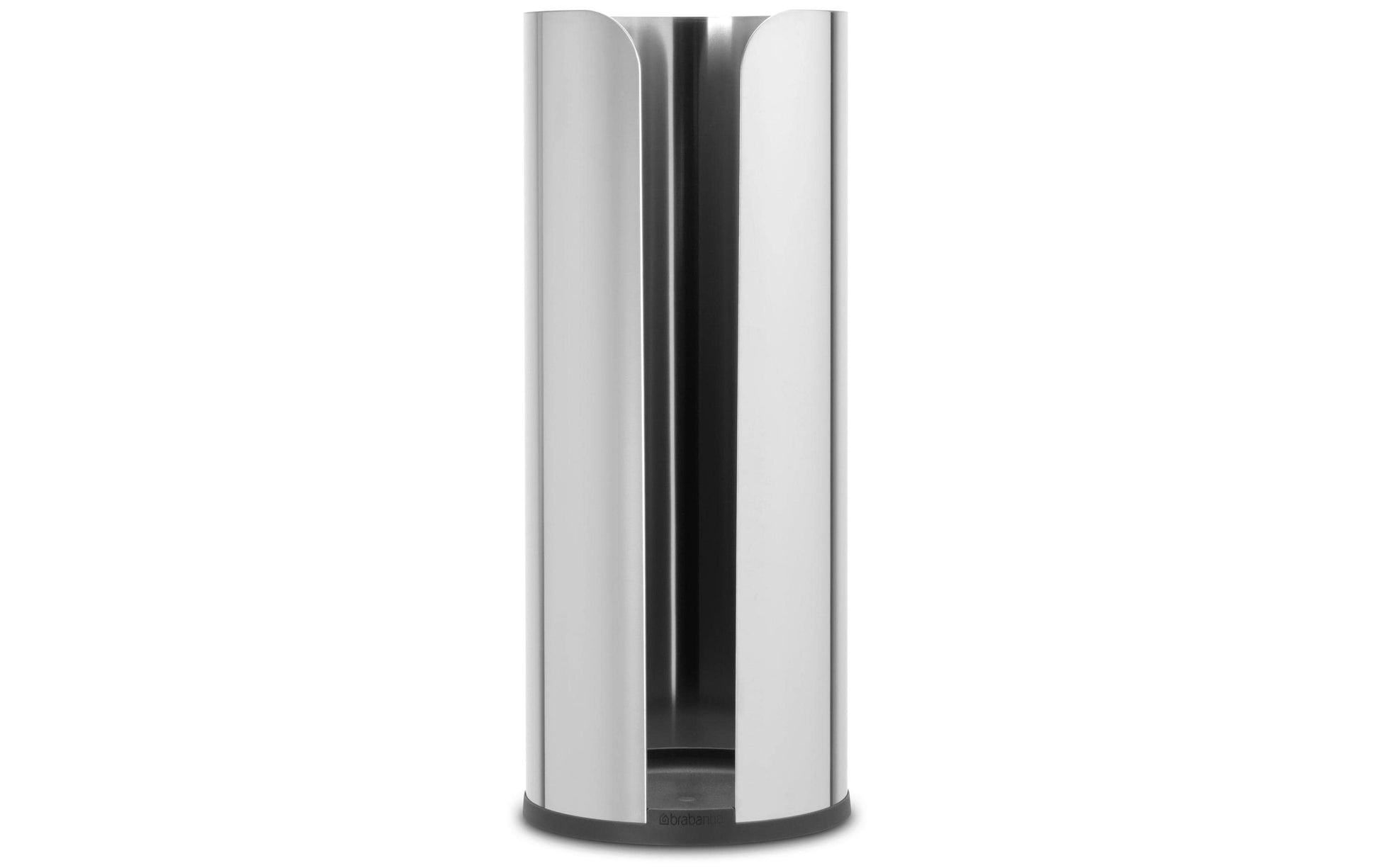 Brabantia ReNew – Toilettenpapierspender – Edelstahl, für 3 Rollen, 13,2 × 13,2 × 32,1 cm