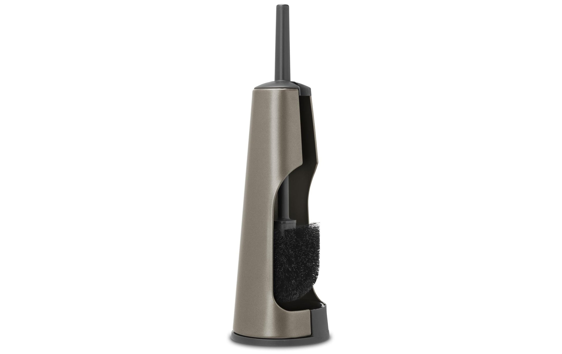 Brabantia ReNew – WC-Bürstenset – Metall, Grau, H 42 cm, Ø 12,2 cm
