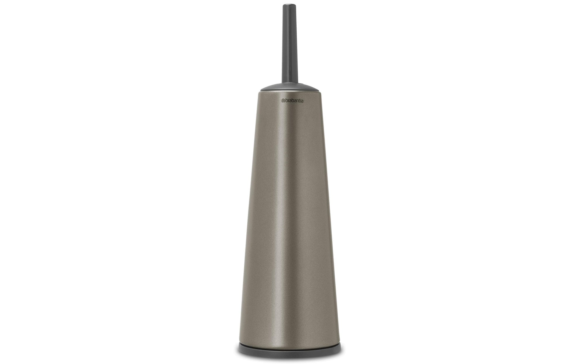 Brabantia ReNew – WC-Bürstenset – Metall, Grau, H 42 cm, Ø 12,2 cm