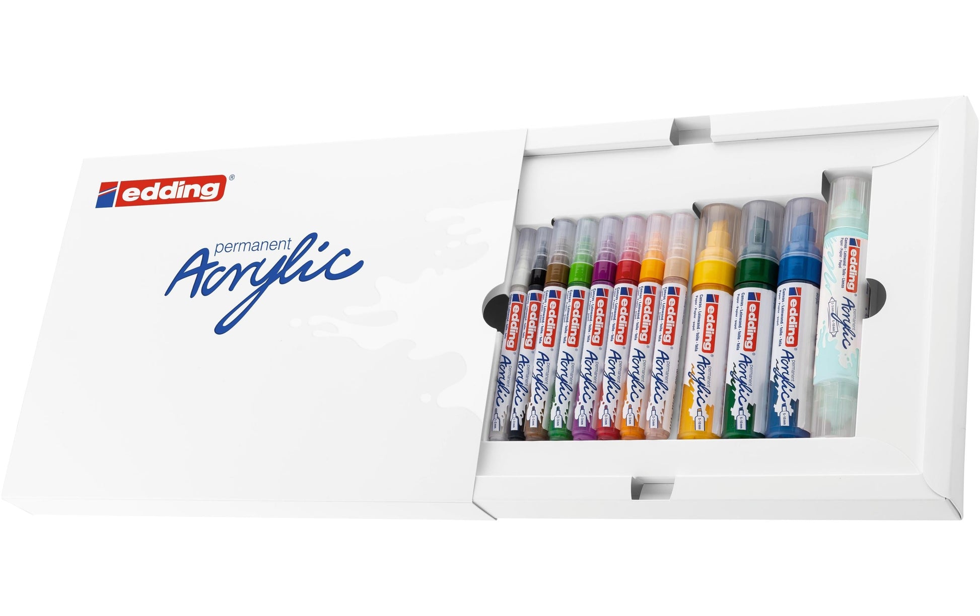 Edding Acrylmarker – mehrfarbig, 12er Set