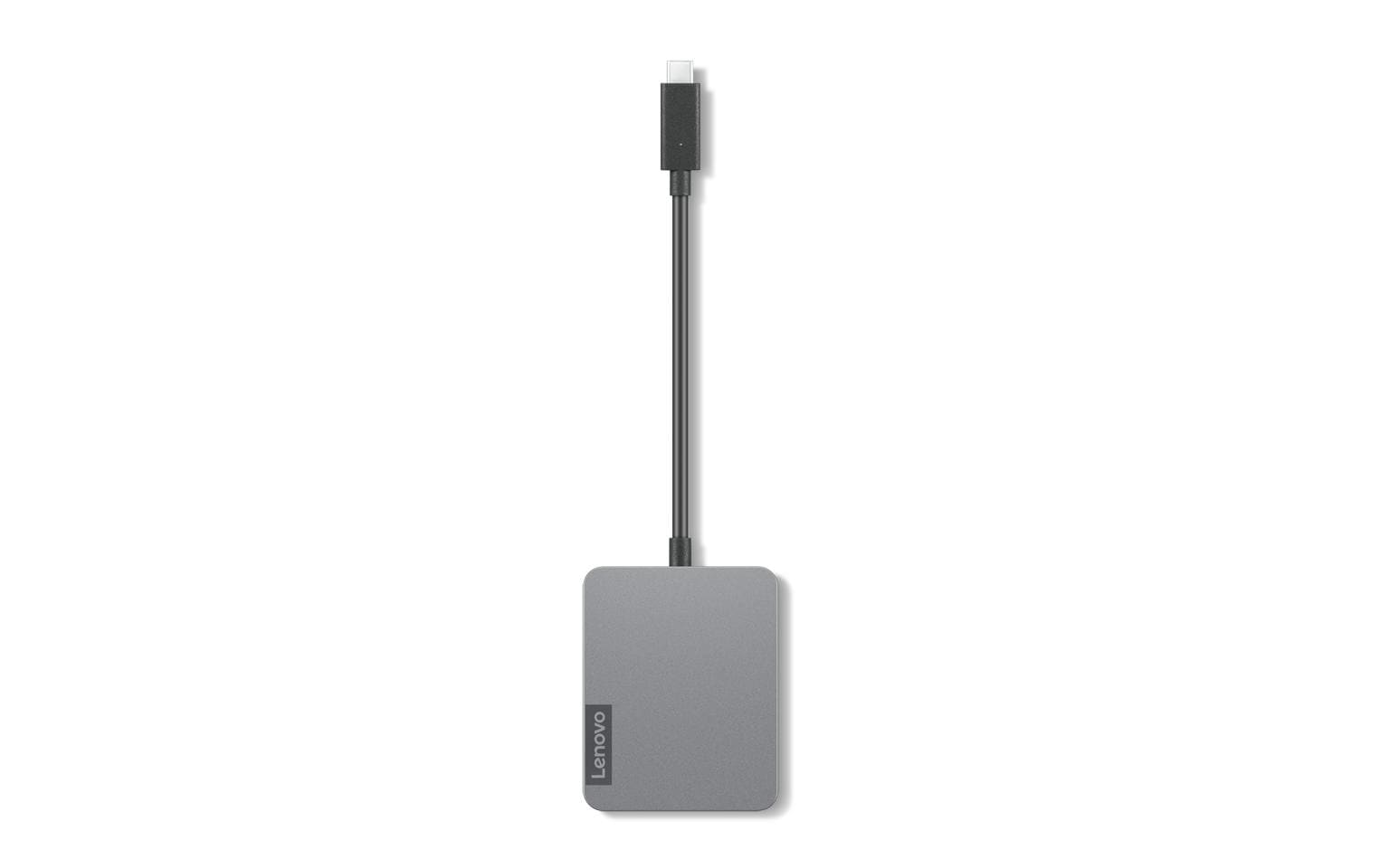 Lenovo 4X91A30366 Multiport-Adapter – USB-C, 1× HDMI, 1× VGA, 1× USB-A, GbE, für Lenovo