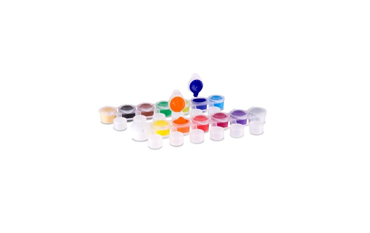 Primo Acrylfarbe – Mehrfarbig – 14 Farben – 14×4,5 ml (63 ml)