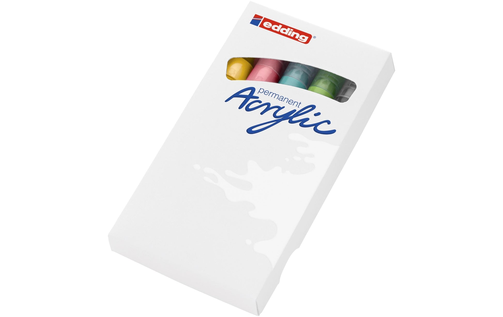 Edding Acrylmarker – schwarz, 5er Set