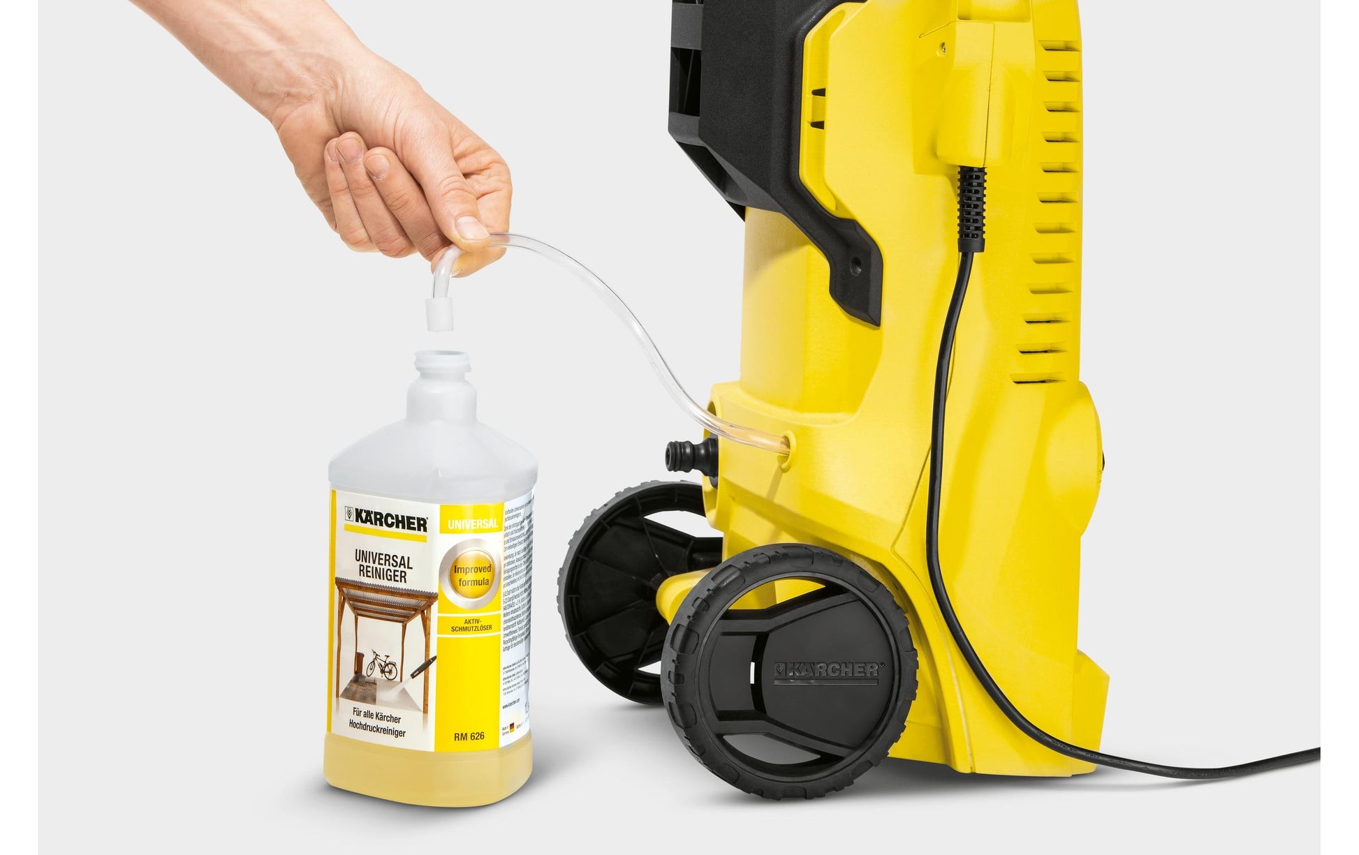 Kärcher Hochdruckreiniger K 2 Premium Power Control – 110 bar – 700 cm Schlauch – Gelb/Schwarz