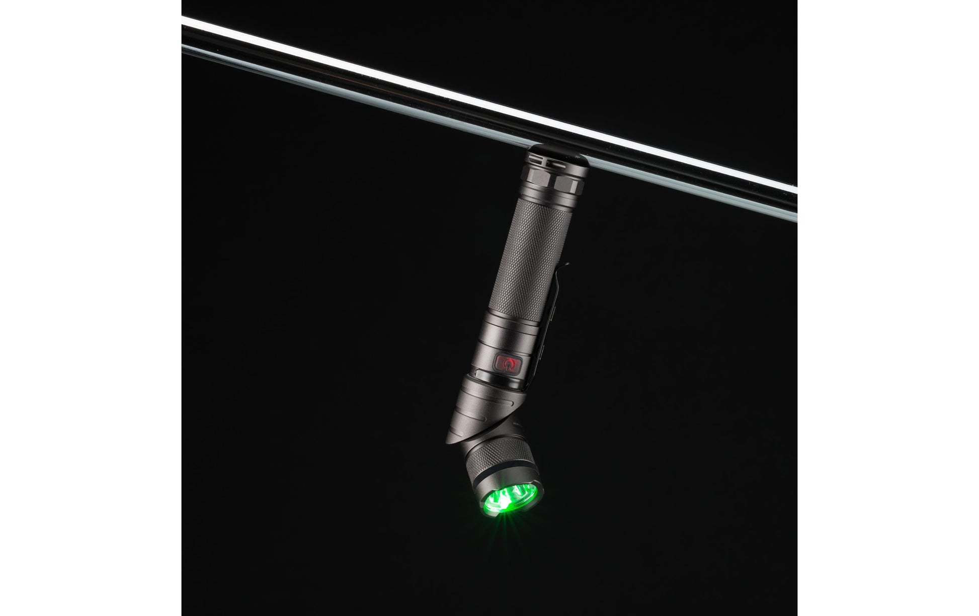 National Geographic Taschenlampe RG800 – 800 lm, 150 m, IP44, USB, Akku 2200 mAh – Schwarz