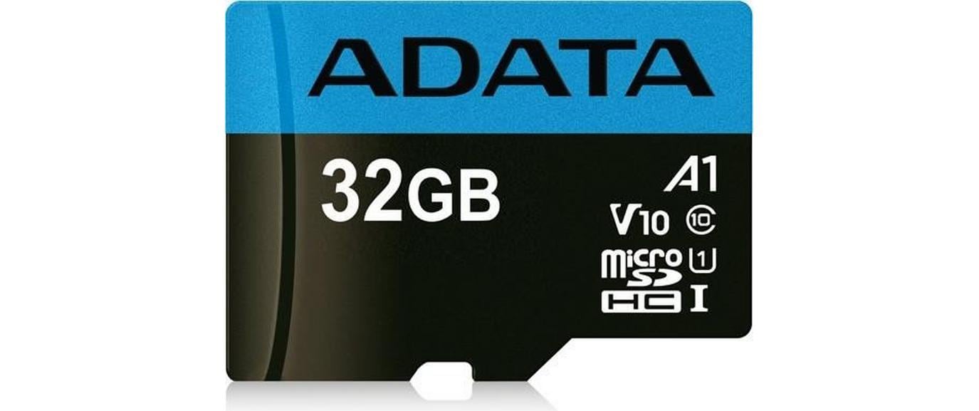 ADATA microSDHC 32 GB – UHS-I, Klasse 10, U1, A1, 85/25 MB/s, inkl. SD-Adapter