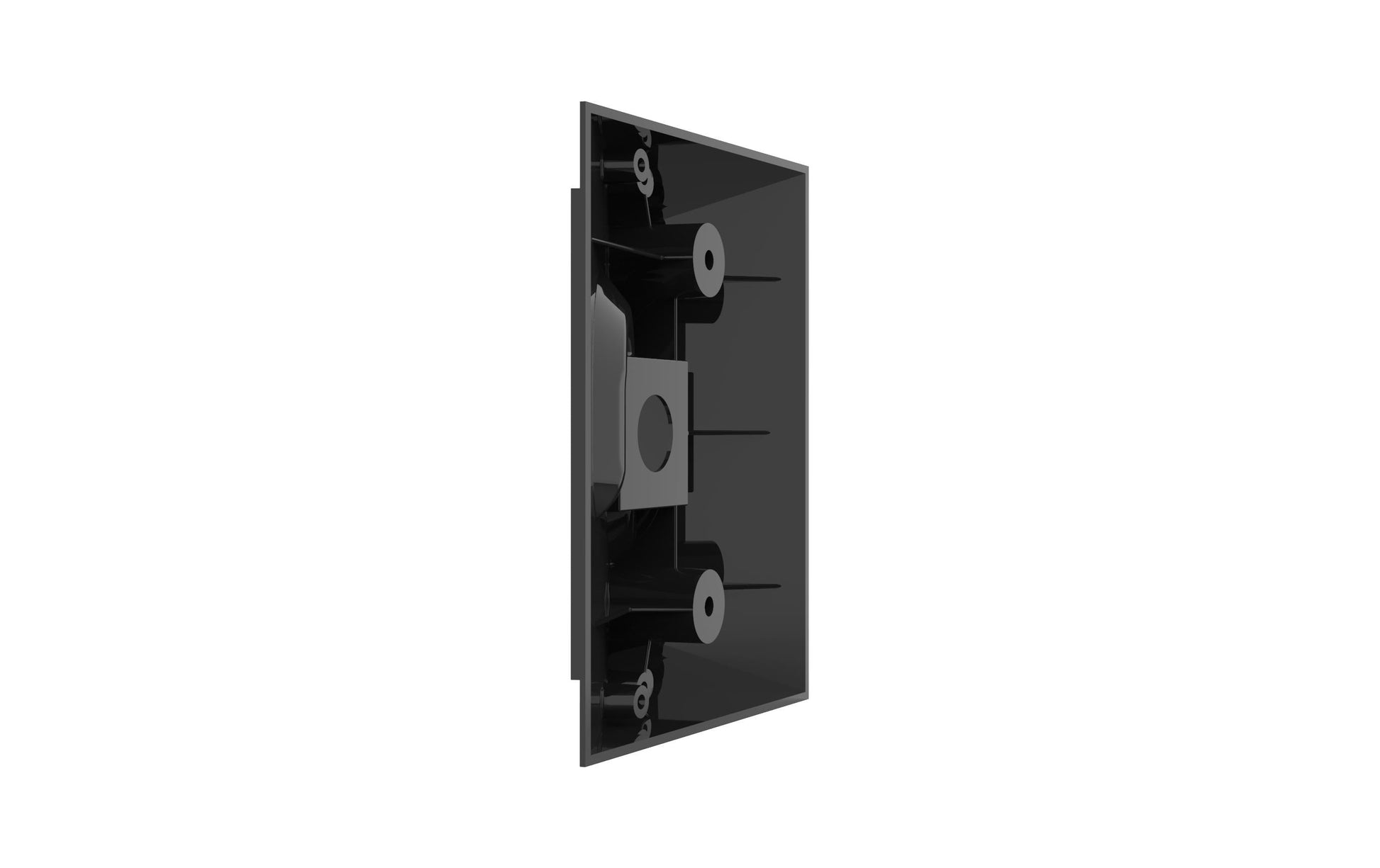 2N Montageplatte – Wand, 134×0×115 mm, Schwarz, für IP Solo (9155301CS, 9155301CBS)