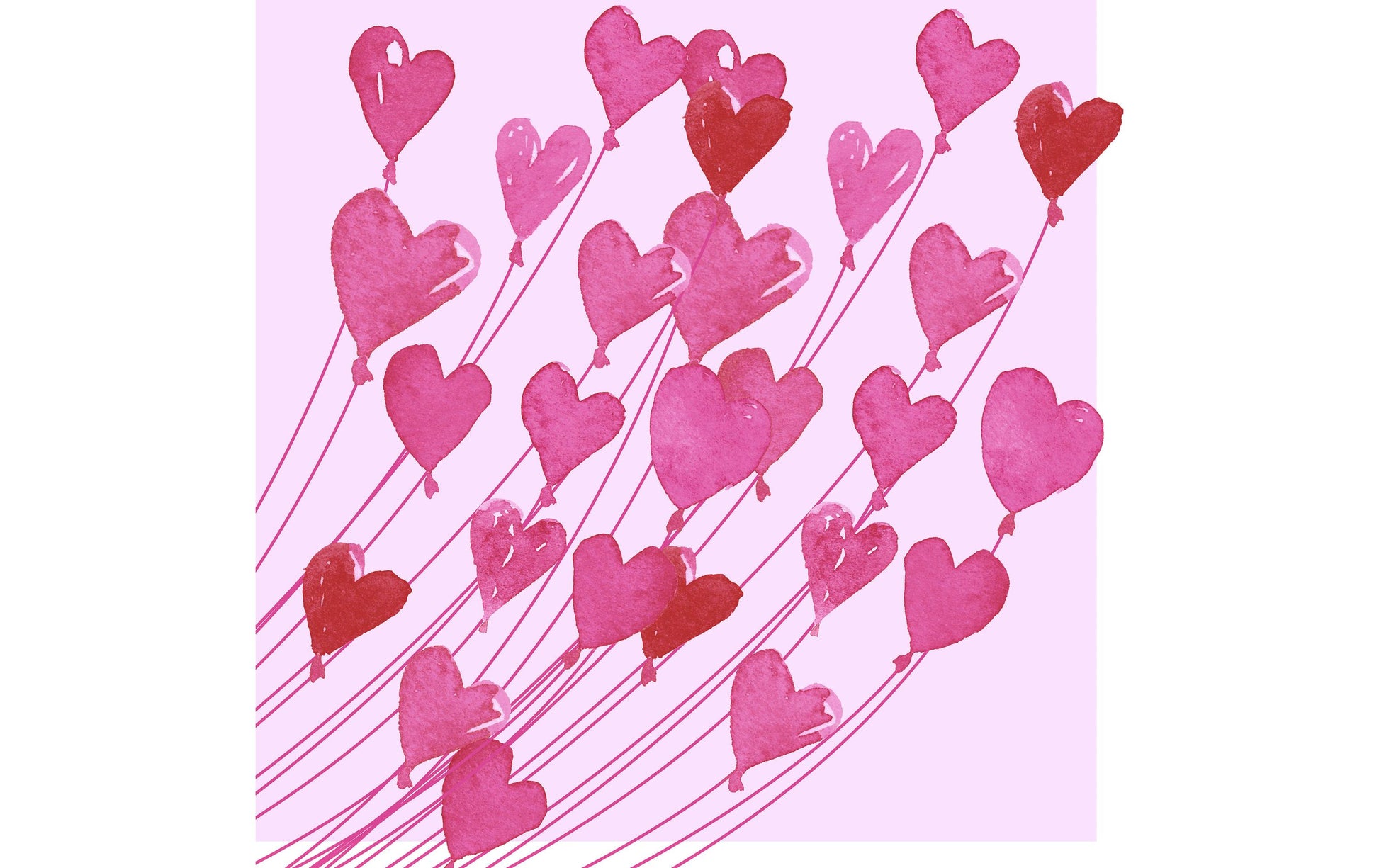 Paper + Design Servietten Herz Rosa – 33 × 33 cm, 3-lagig – 20 Stück