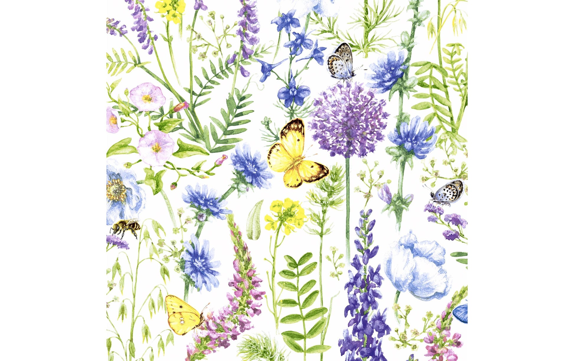 Paper + Design Servietten Springtime – mehrfarbig – 33 × 33 cm, 3-lagig – 20 Stück