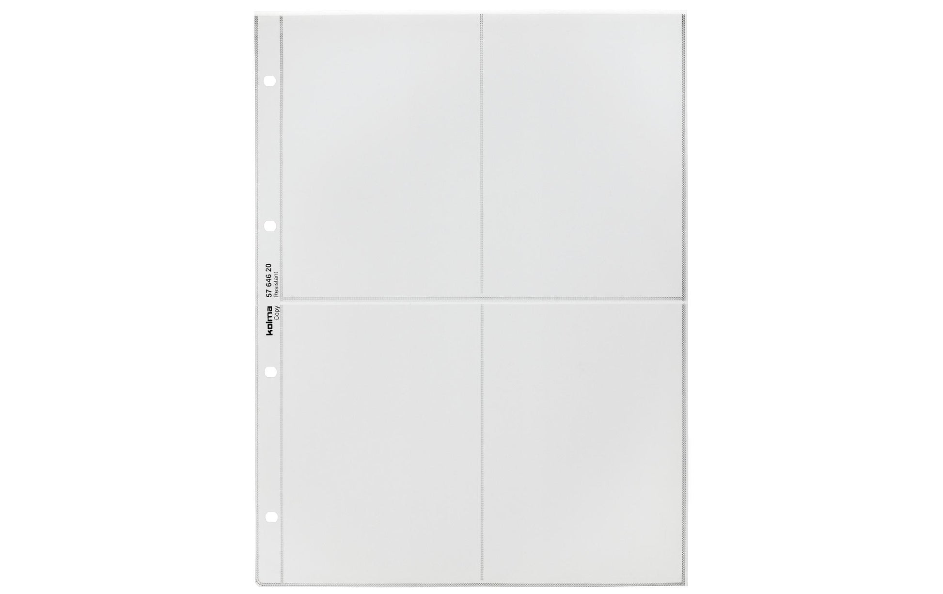 Kolma Sichtmappe A4 – Transparent, Kunststoff, Glänzend, 95 µm, 10er-Pack, 100% Rezyklierbar