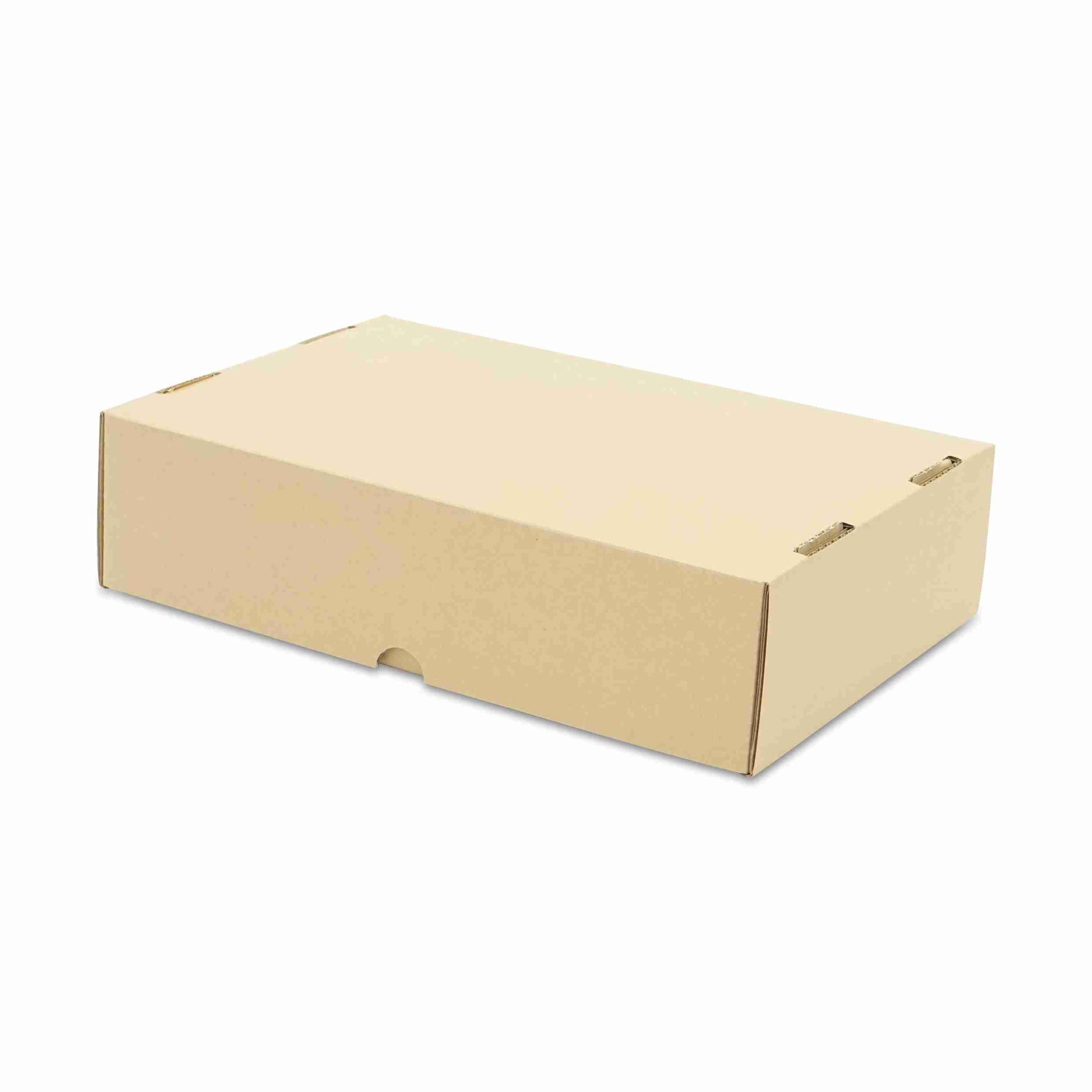 Model Stulpschachtel – 319 × 222 × 83 mm, braun, mit Deckel – 1 Stk., ab 100 Stk.