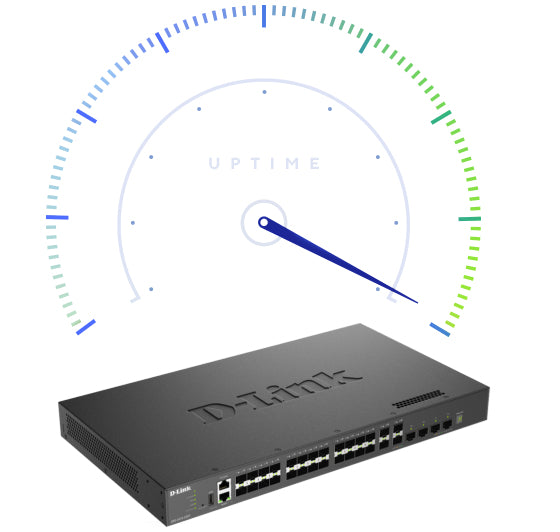 D-Link DXS-3410-32SY/E – Managed Switch – 28×10G SFP+, 4×25G SFP28, L3, 1U