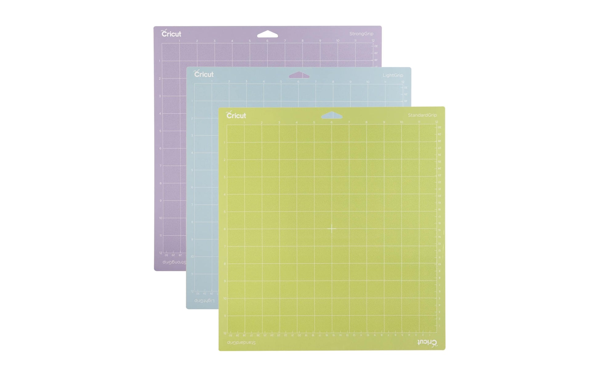 Cricut Schneidematten-Set 305 × 305 mm, Kunststoff, sortiert, 3er-Set – für Maker 3