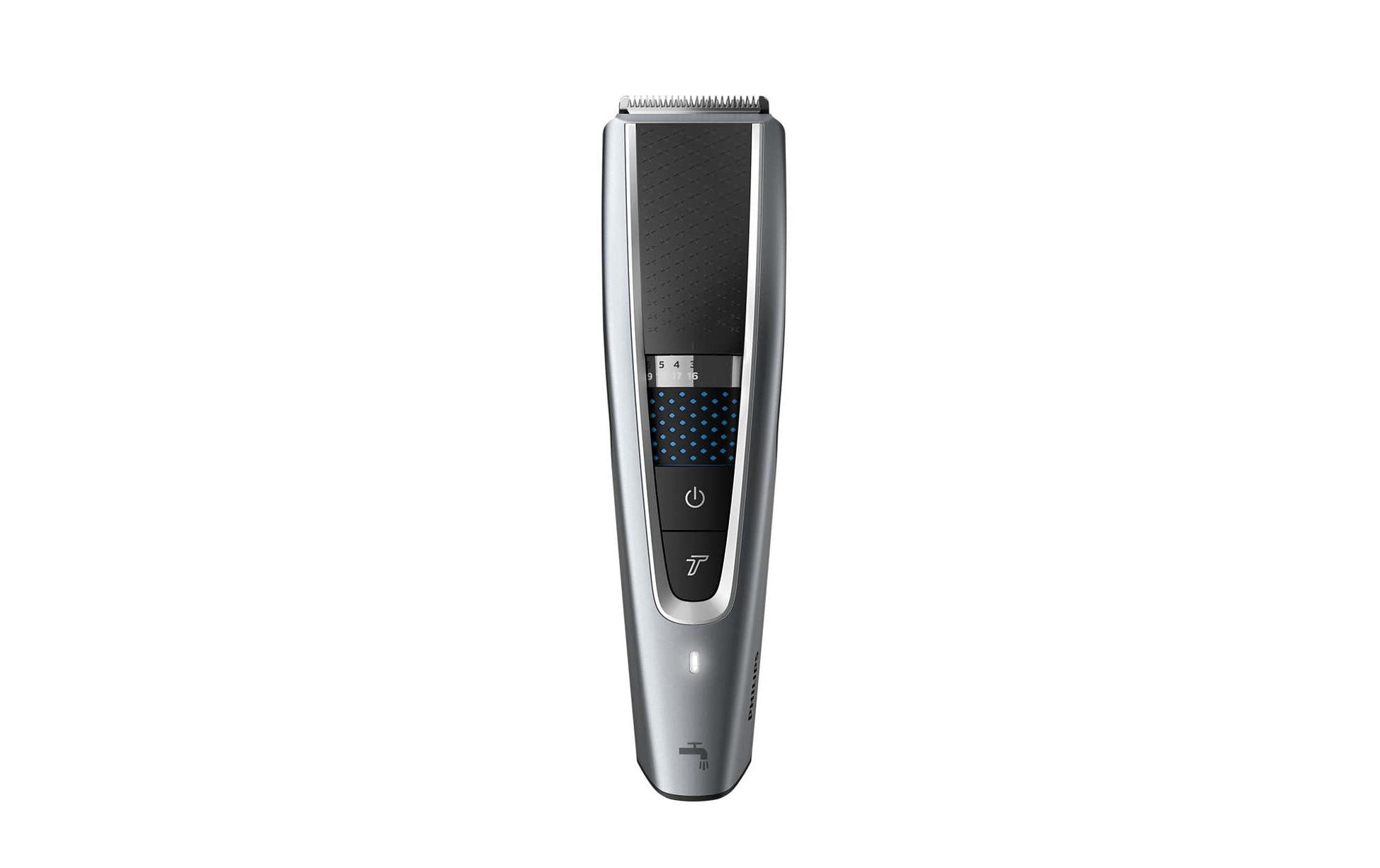 Philips Haarschneider Serie 5000 HC5630/15 – Akku, 90 min – Schnittlängen 0,5–28 mm – Silber – Edelstahlmesser