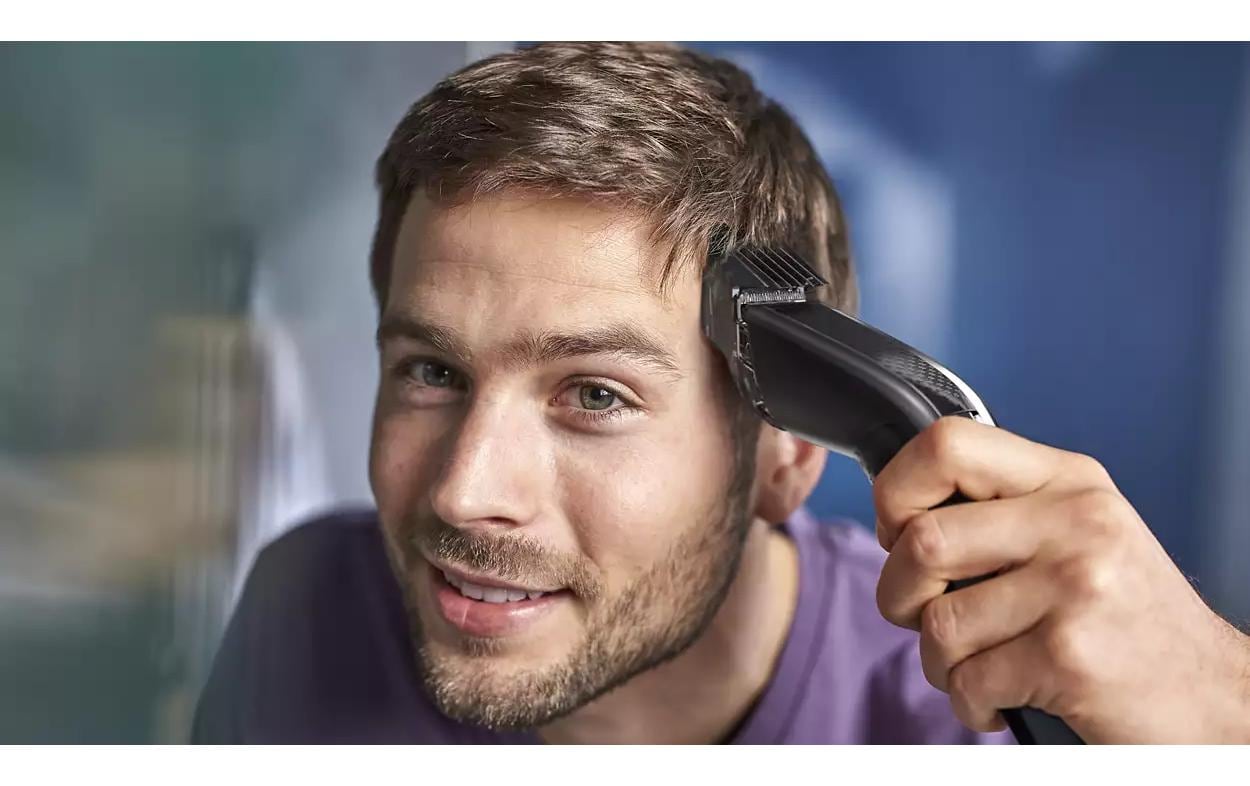 Philips Haarschneider Serie 7000 HC7650/15 – 28 Längeneinstellungen, 0,5–28 mm – 90 min Akku – Schwarz