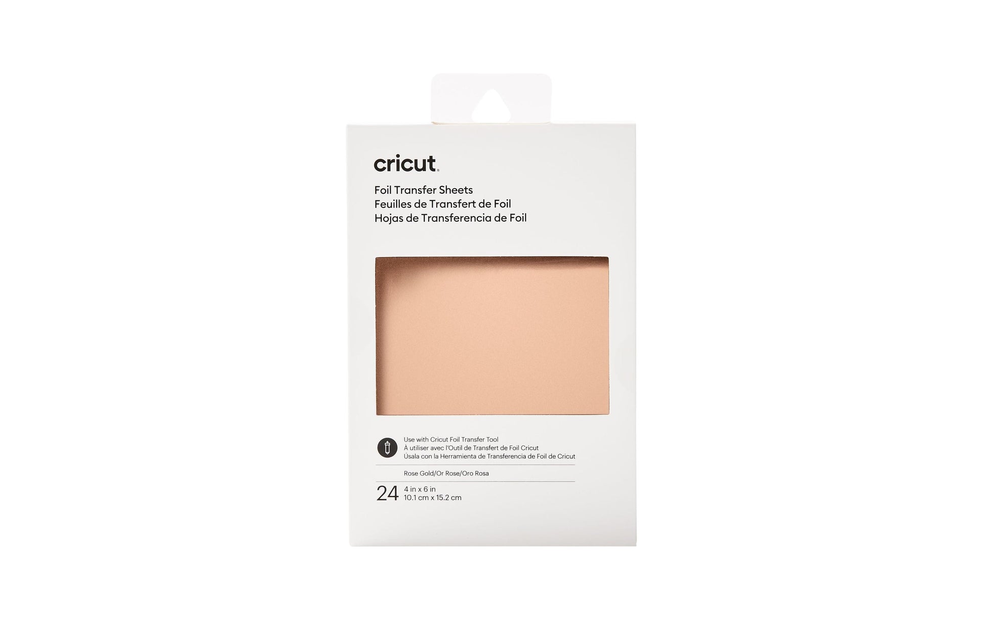 Cricut Transferfolie – für Cricut Joy – 101 × 152 mm – rosé – 24 Blatt