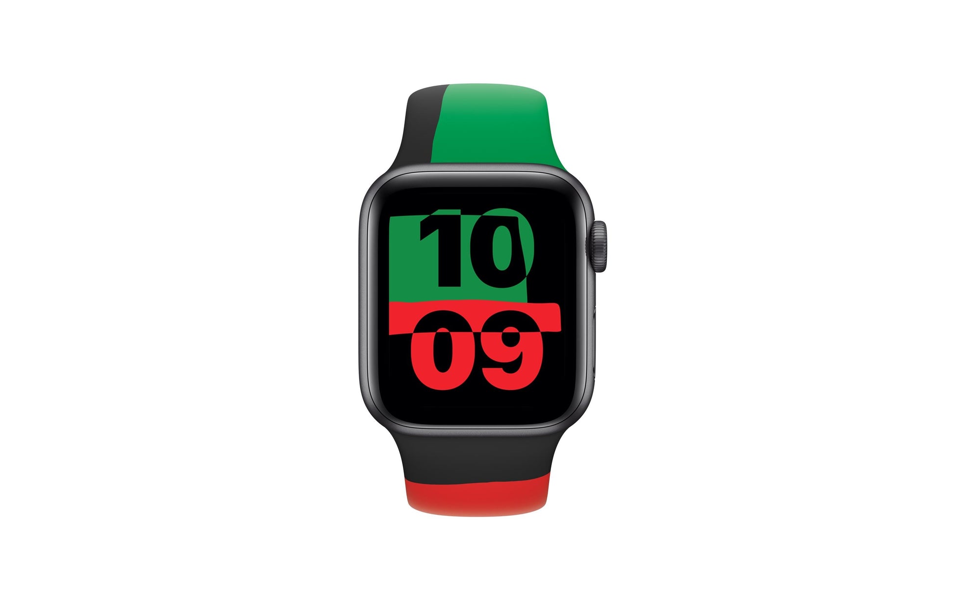 Apple Sport Band Unity – Armband – für Apple Watch (38–41 mm), Grün, M/L