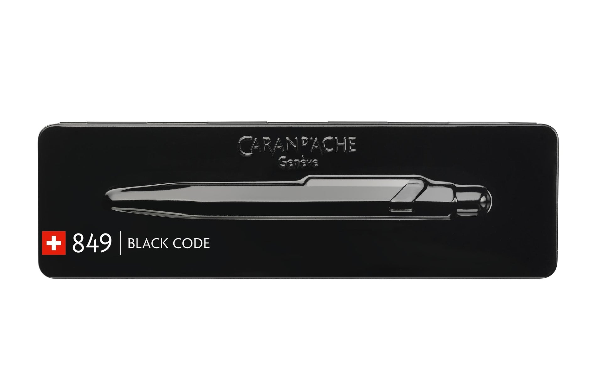 Caran d-Ache Caran d'Ache Kugelschreiber – Schwarz, seidenmatt, Aluminium