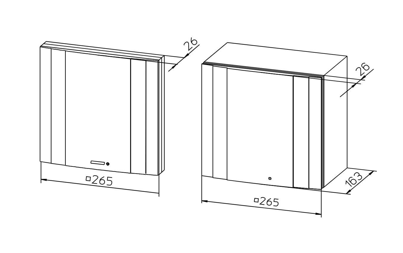 Helios Ventilatoren Helios Wandventilator VEZ 100 – 100 m³/h, 33 W, 2580 U/min, 40 dB, 230 V, Weiss