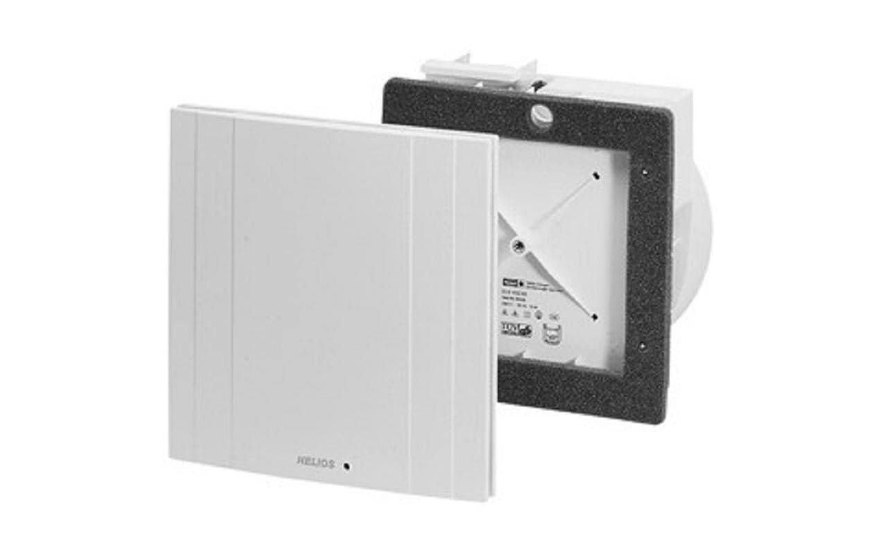 Helios Ventilatoren Helios Wandventilator VEZ 100 – 100 m³/h, 33 W, 2580 U/min, 40 dB, 230 V, Weiss