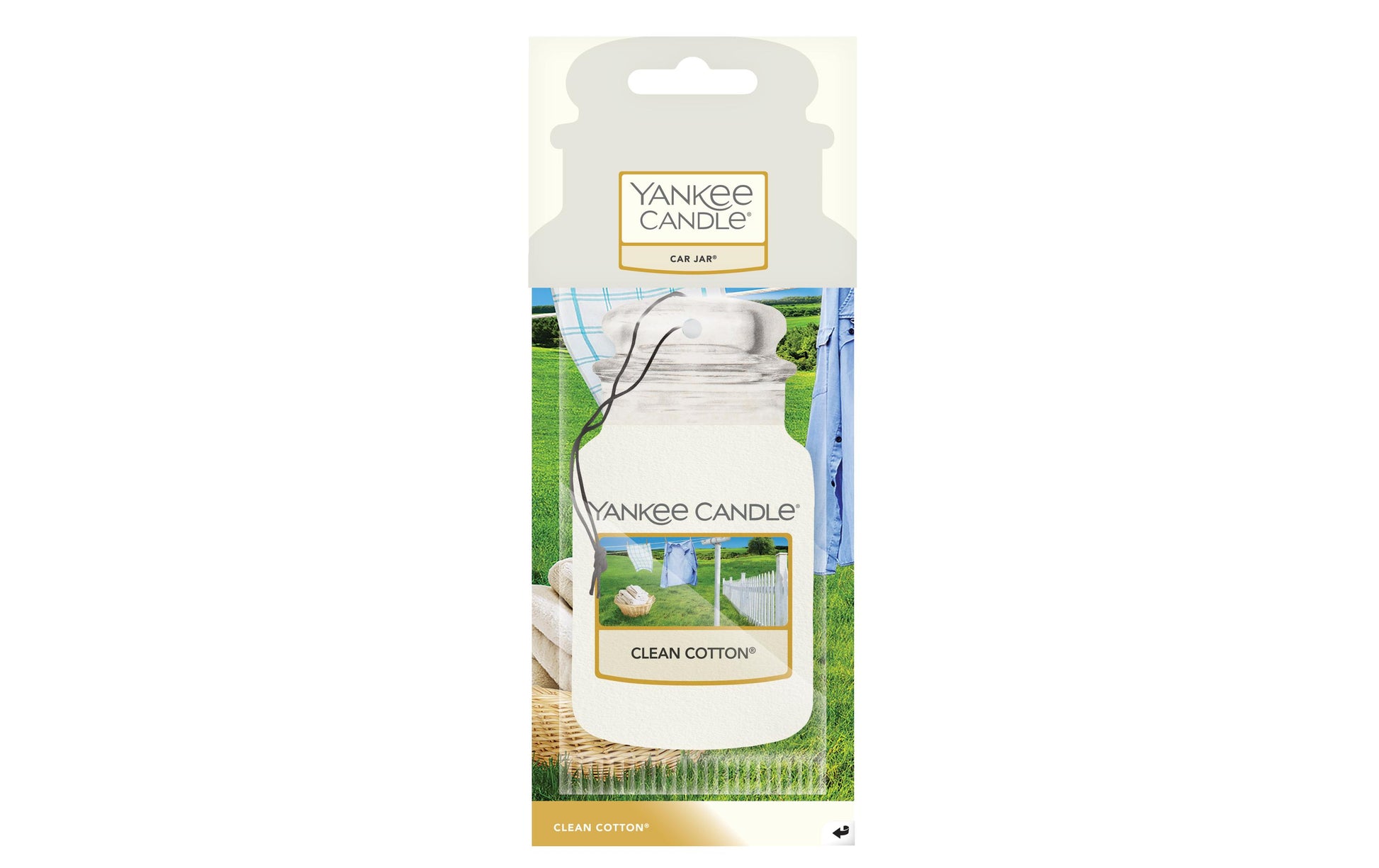 Yankee Candle Lufterfrischer Clean Cotton – anklippbar – 1 Stk.