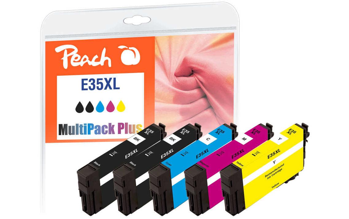 Peach Tintenpatronen-Multipack 5er-Pack, kompatibel – für Epson WorkForce Pro WF-4720, WF-4725, WF-4730 und andere