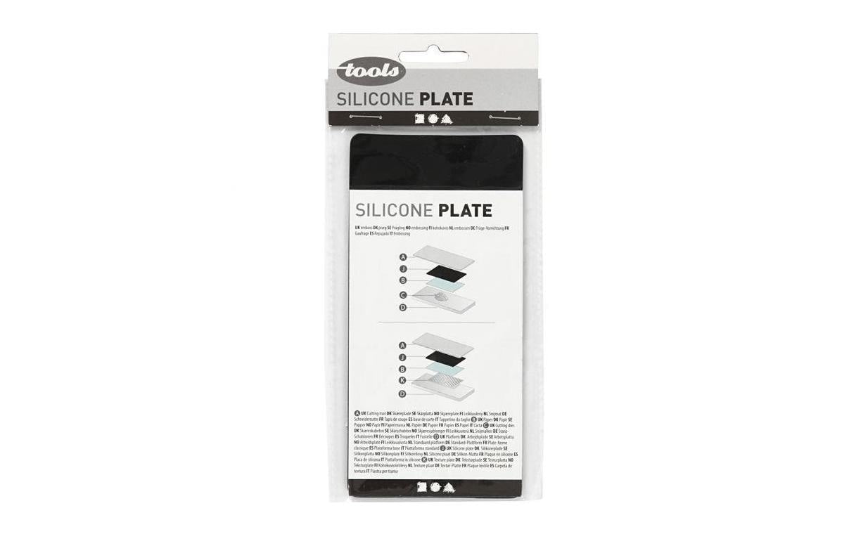 Creativ Company Schneid-/Stanzplatte Distanzplatte – 15,3 × 21,6 cm – Schwarz – für 11761/11792