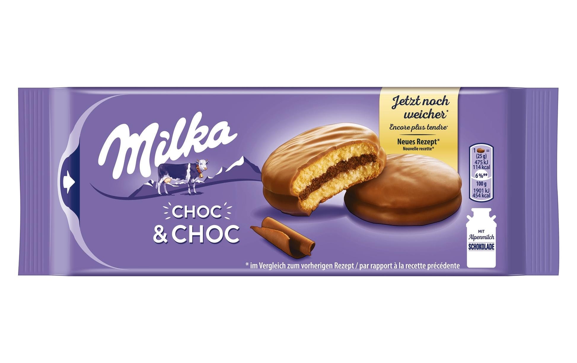Milka Choc & Choc Guetzli – Milchschokolade – 175 g