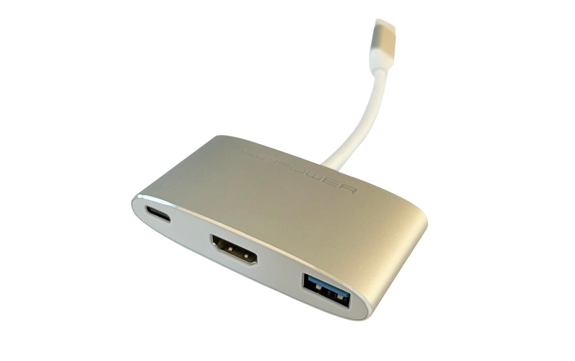 LC-Power LC-HUB-C-multi-4 Multiport-Adapter – USB-C, 1× HDMI, USB-A, 100 W PD