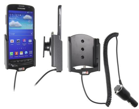 Brodit Auto-Ladegerät – Zigarettenanzünder 12/24 V – für Samsung Galaxy S4 Active – Schwarz