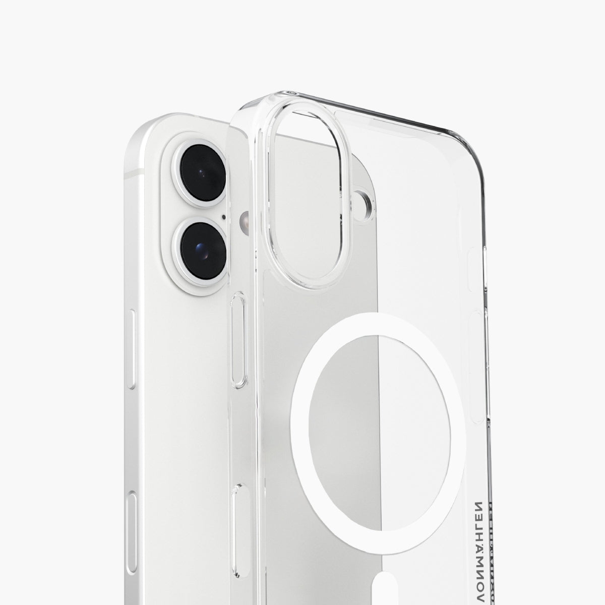 Vonmählen Transparentes Case Pro – Rückcover – für Apple iPhone 16, MagSafe, Kunststoff, Transparent
