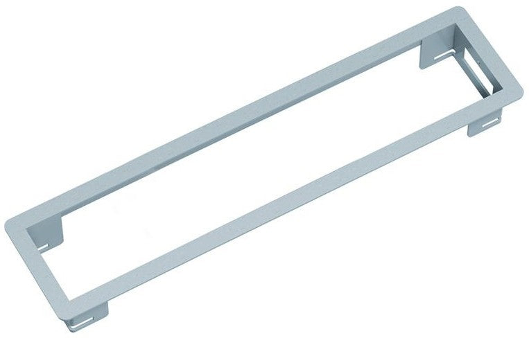 Bachmann POWER FRAME Einbausteckdosenleiste, Einbau, 284×73×42 mm – silberfarben