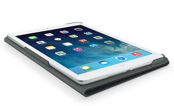 Logitech Ultradünnes Folio – iPad Air, Grau, 261 g