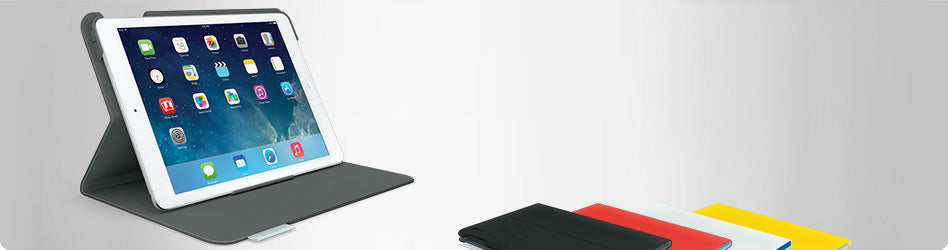 Logitech Ultradünnes Folio – iPad Air, Grau, 261 g