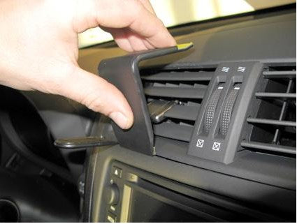 Brodit Auto-Halterung, Passive Halterung – für Toyota RAV4 11–12 (Europa) – Schwarz, Kunststoff (ABS)