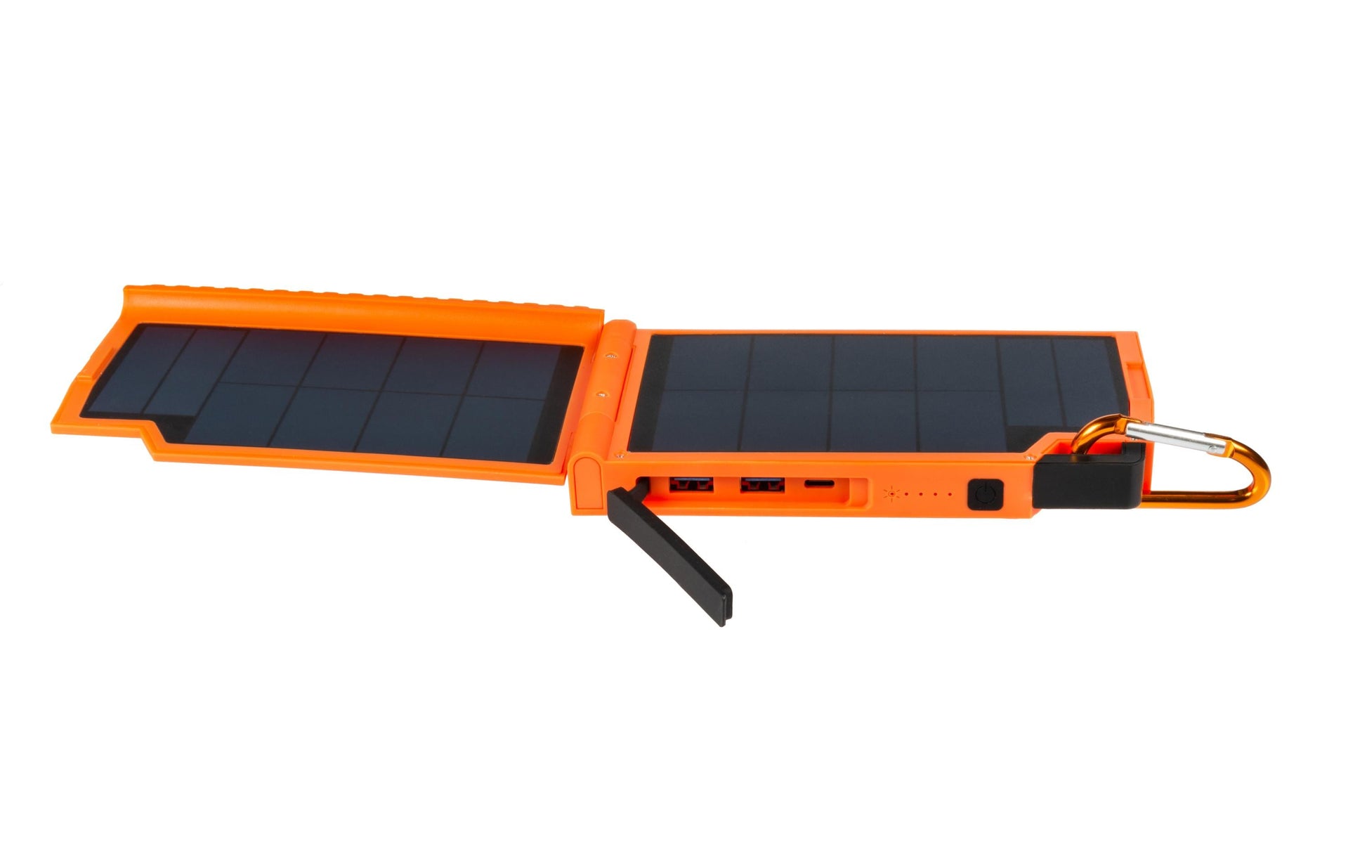 Xtorm Powerbank 10000 mAh, PD 20 W, 2× USB-A, 1× USB-C, mit Solarpanel, für Smartphones, Tablets, schwarz