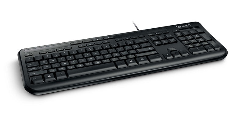 Microsoft Keyboard 600 – Tastatur – Membran, kabelgebunden – USB – QWERTY (US-INT) – Schwarz