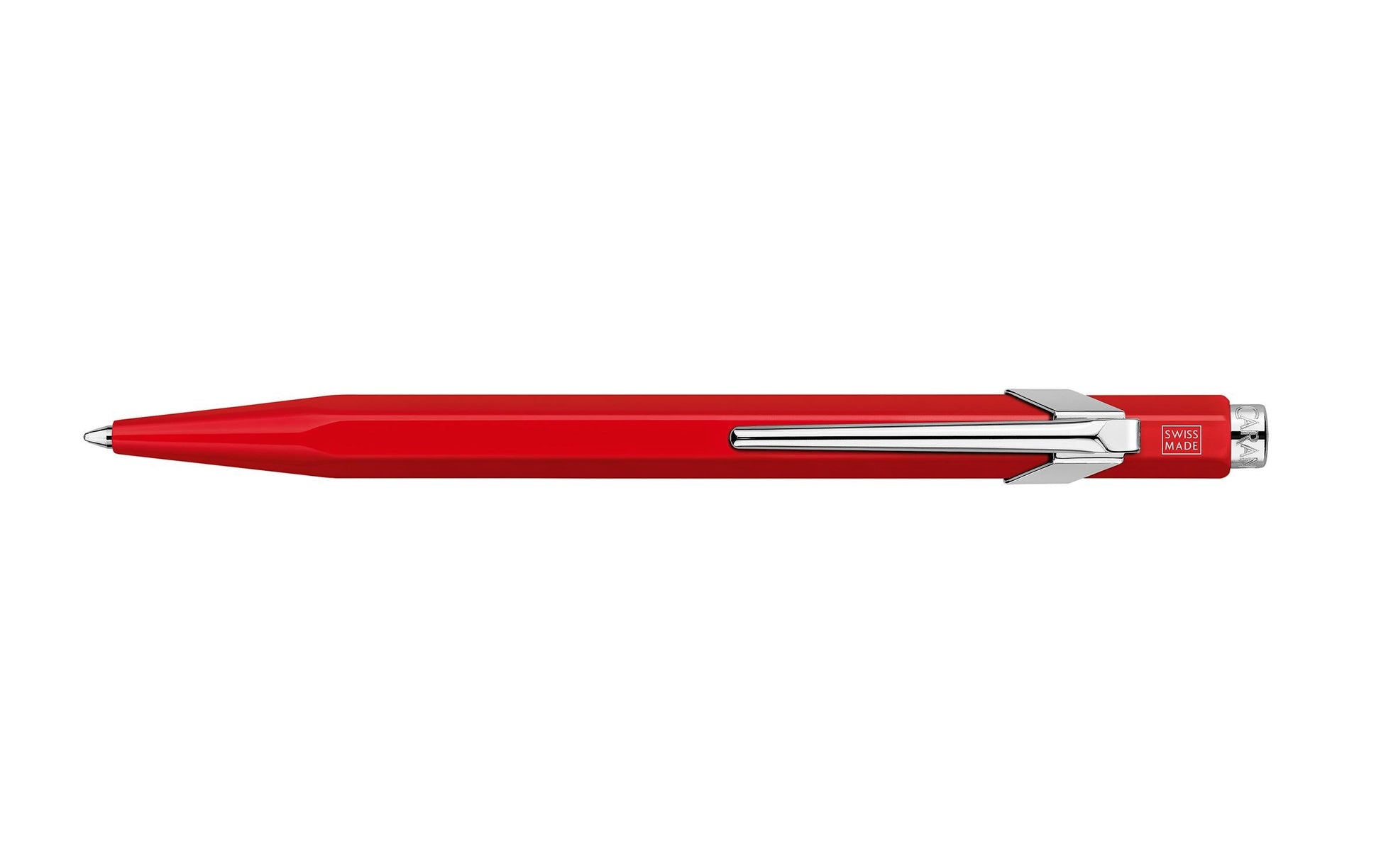Caran d-Ache Kugelschreiber – Rot, Aluminium