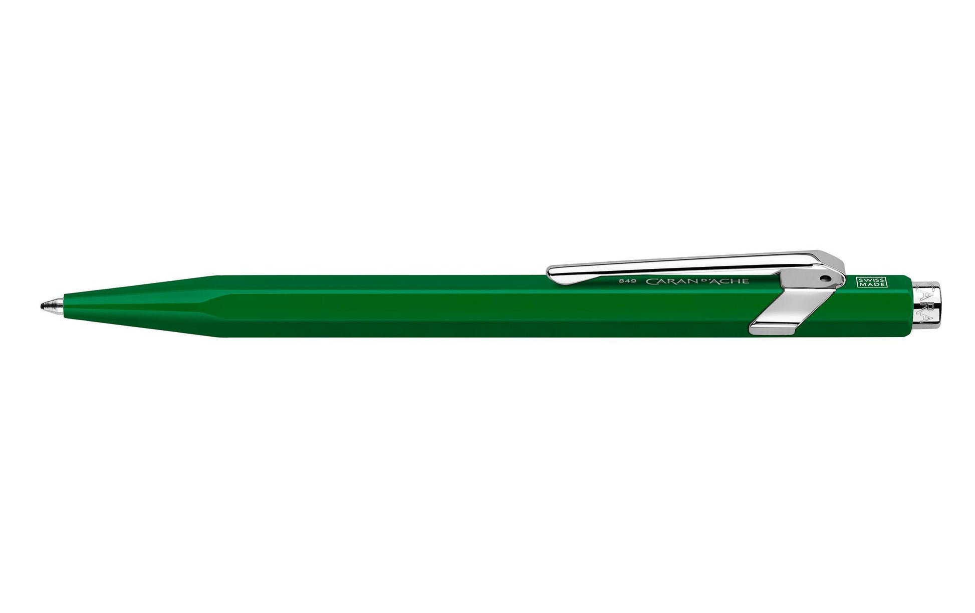 Caran d-Ache Kugelschreiber – Grün, Aluminium
