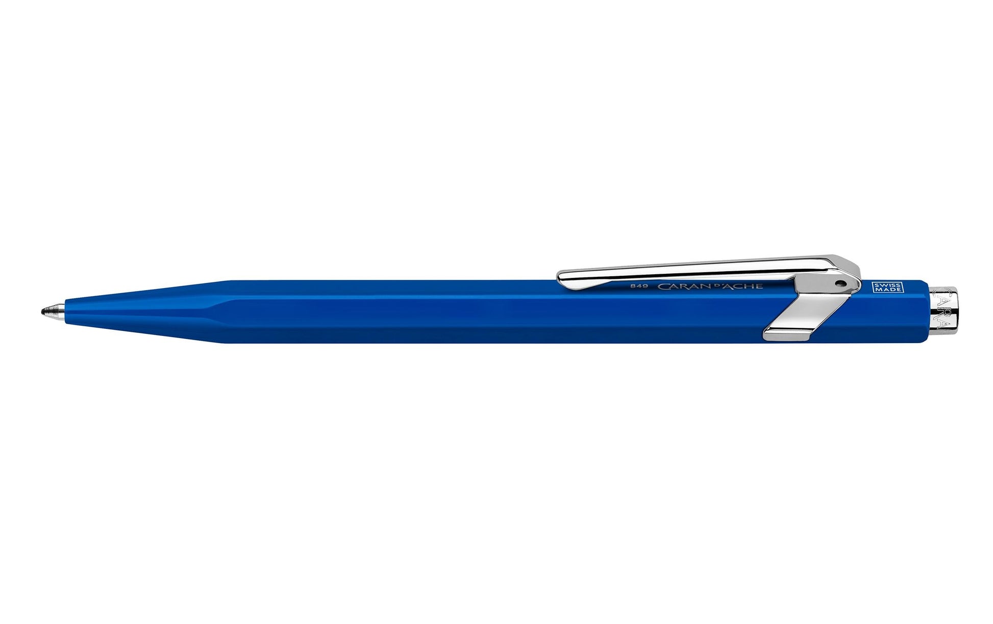 Caran d-Ache Caran d'Ache Kugelschreiber – Blau, Aluminium